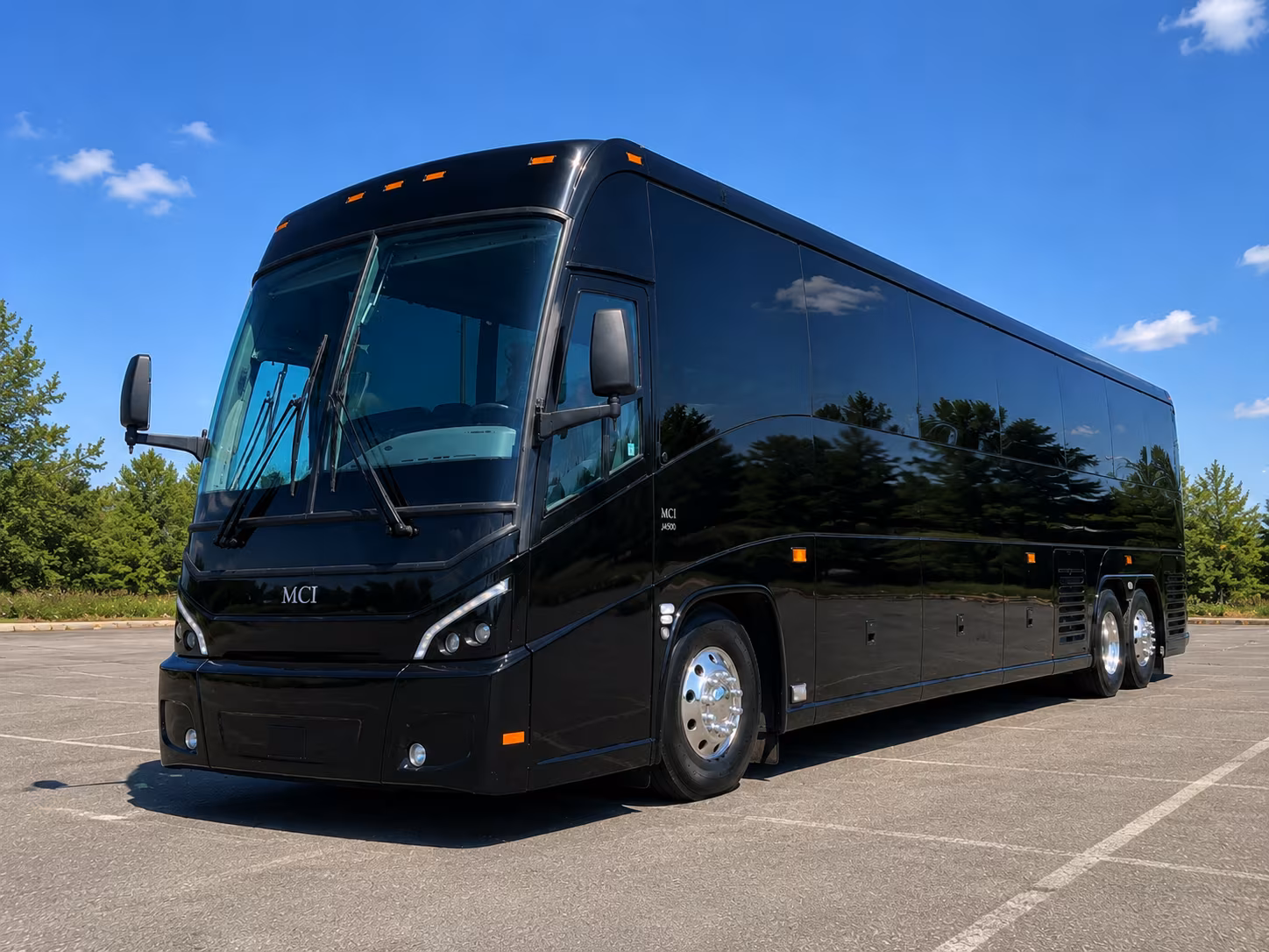 youth sports team and travel group buses across the miami valley